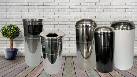 Image 6 Напольная пепельница из нержавеющей стали